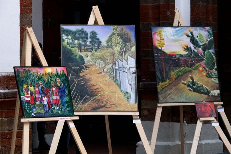 Inauguran exposición «Mujeres Indígenas» de Hilario Domingo en Toluca