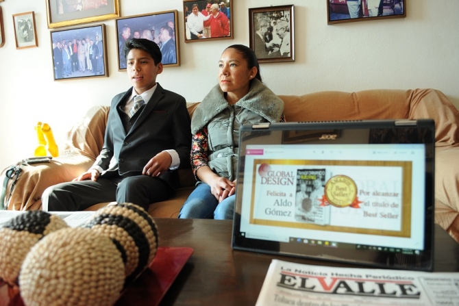 Niño de 15 años de Toluca es Best-Seller con su libro de Bullying