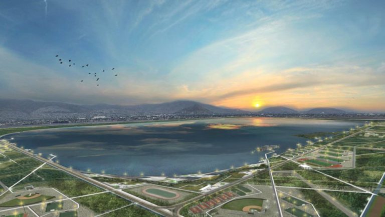 Así sería el Parque Ecológico Lago de Texcoco, donde se construía el NAIM