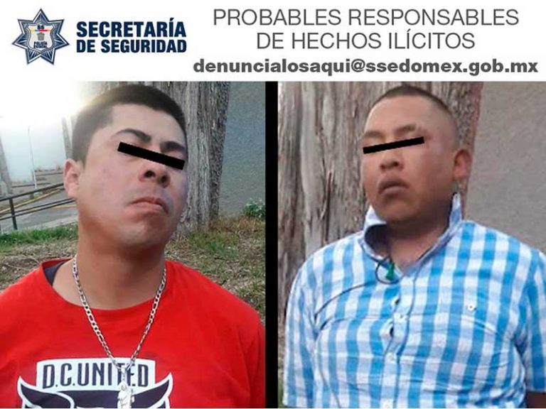 Capturan asaltantes en Toluca
