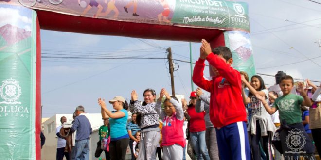 Programa sabatino «Delegatlón» como práctica deportiva en delegaciones de Toluca