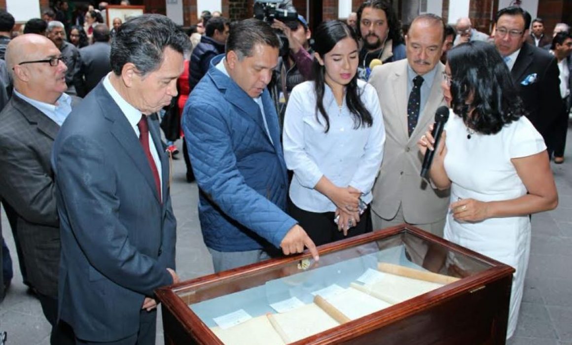 Toluca inaugura la exposición “Rescate del Fondo Documental Jefatura Política del Distrito de Toluca 1868-1917”