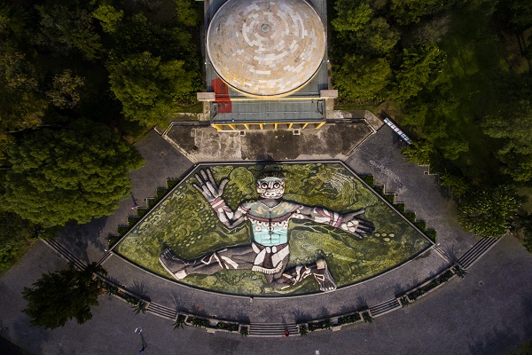 Mural subacuático de Diego Rivera en el Cárcamo de Chapultepec