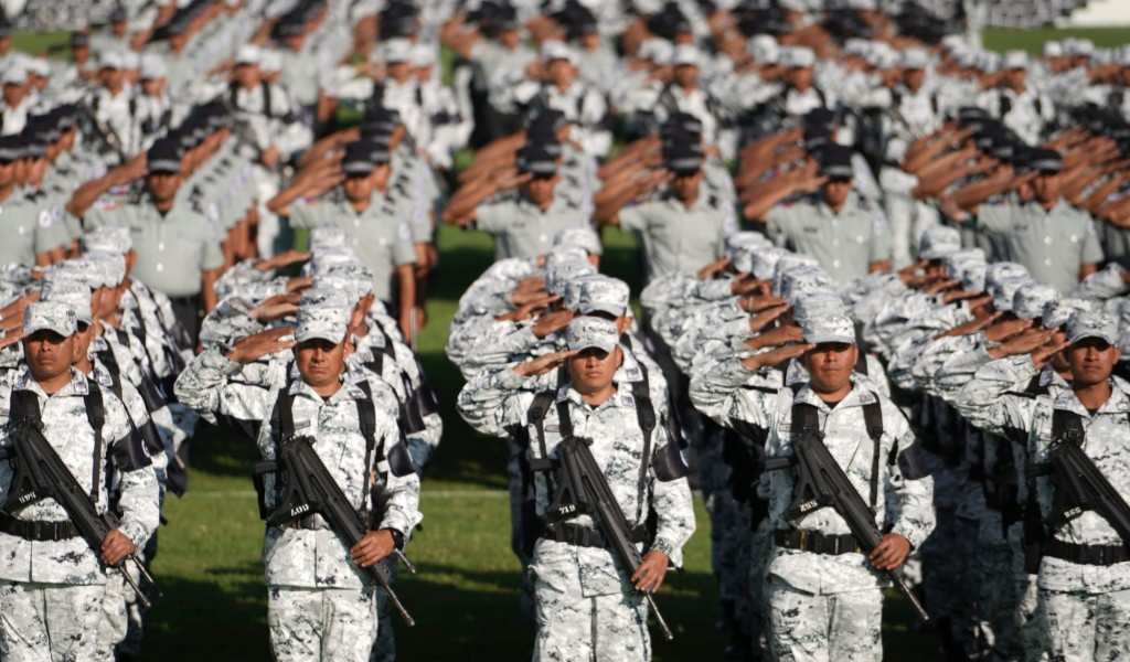 Preparan base de la Guardia Nacional en fraccionamiento de Metepec.