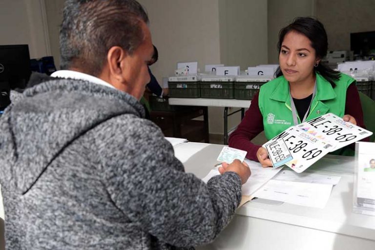 Nuevo módulo de entrega de placas del Estado de México llegó a San Mateo Atenco