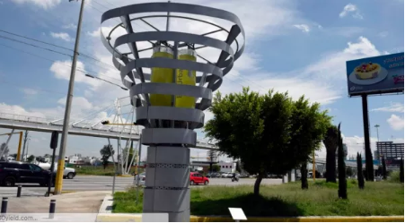 Crean mexicanos árboles artificiales que absorben contaminación