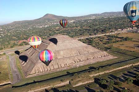 Maravillosas vistas aéreas de Teotihuacán