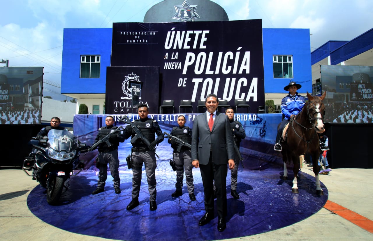 Lanzan convocatoria Únete a la Nueva Policía de Toluca