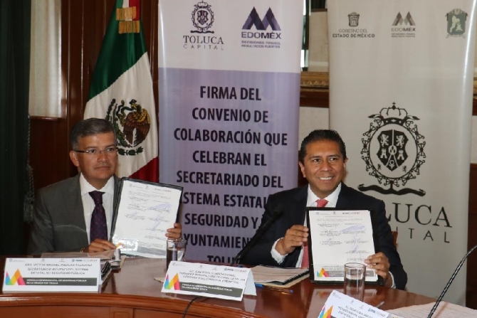 Alcalde de Toluca aseguró que para disminuir la delincuencia, la ciudadanía debe colaborar