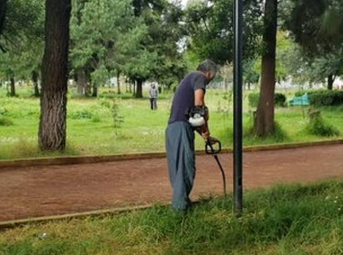 Vecinos cuidan parque La Pilita