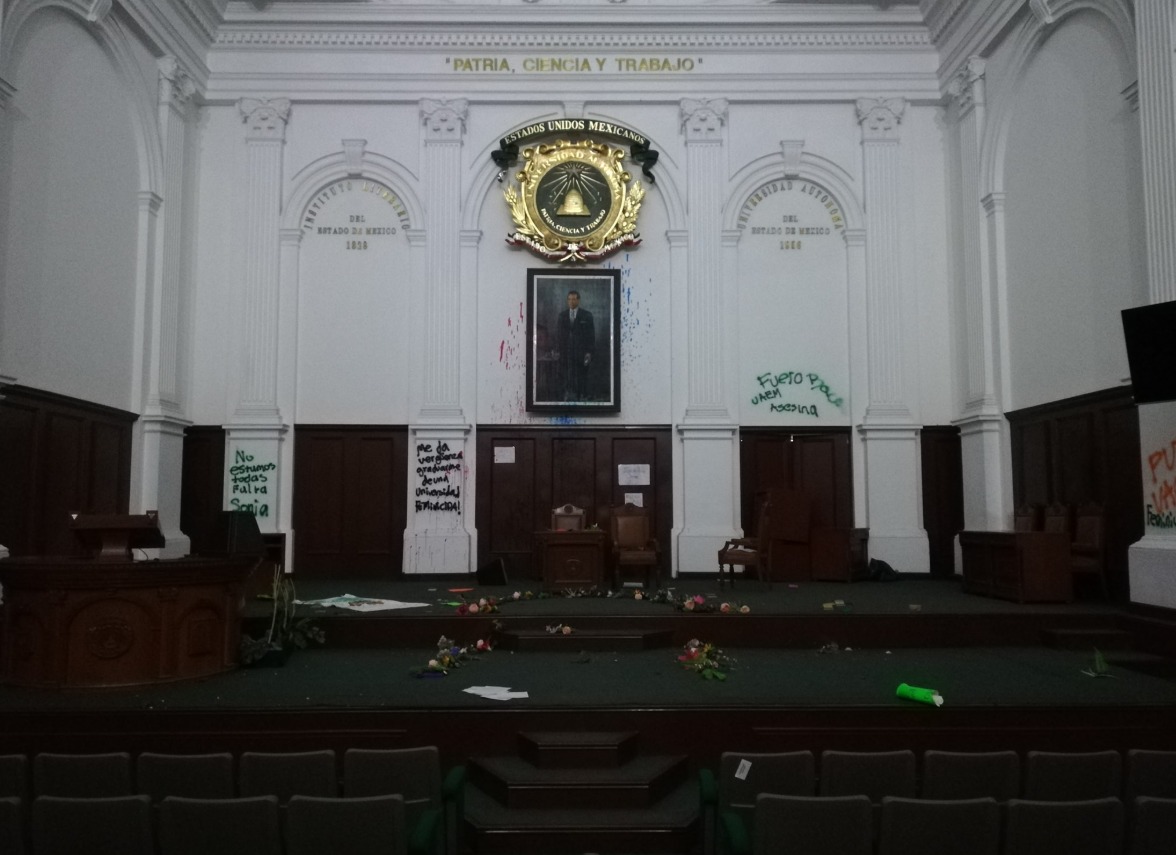 toman rectoría uaeméx justicia para sonia