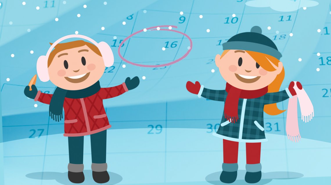 ¿Cuándo comienzan las vacaciones de invierno en Estado de México?