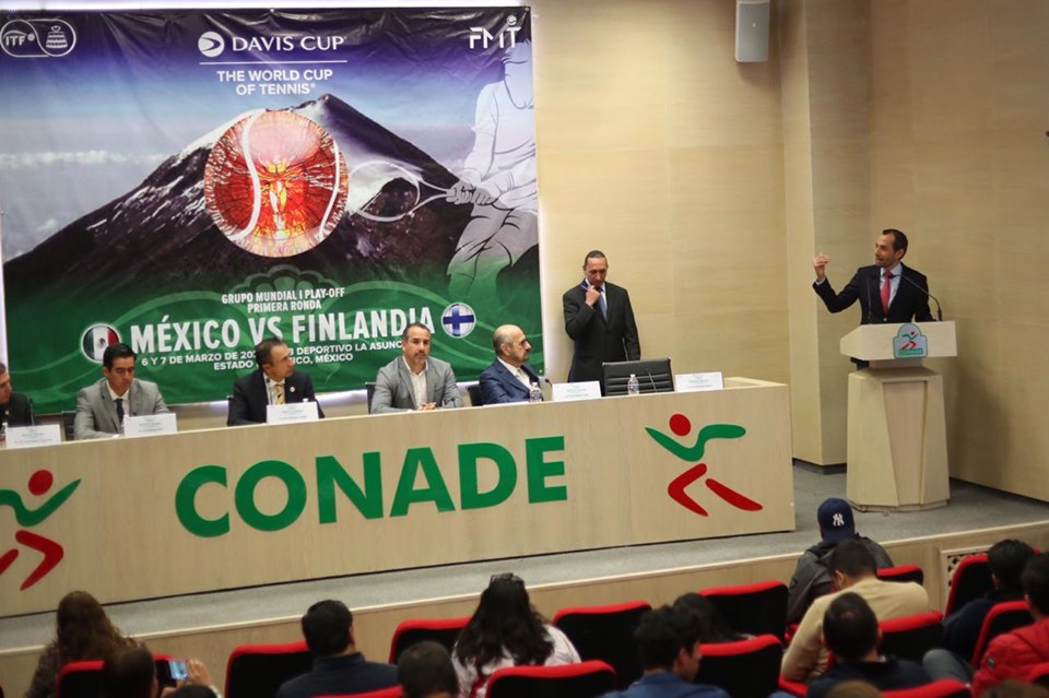 Conferencia de prensa copa davis