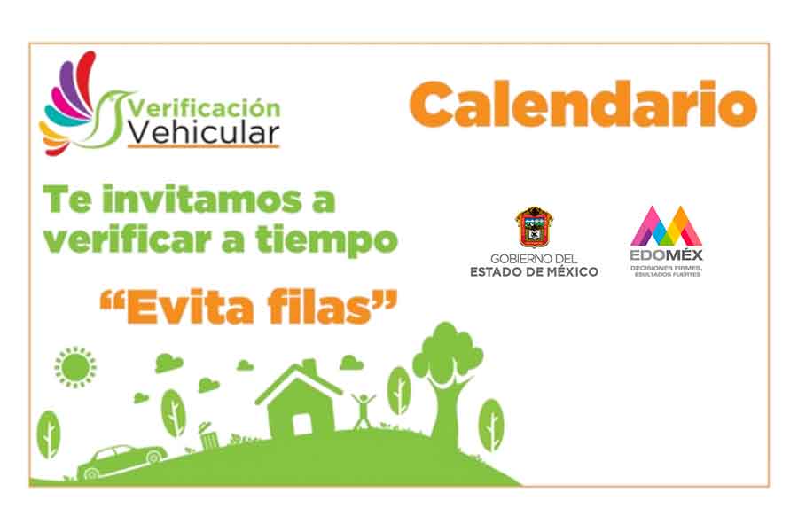 Calendario de verificación vehicular