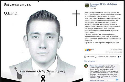 Detienen a presunto asesino de profesor de San Mateo Atenco