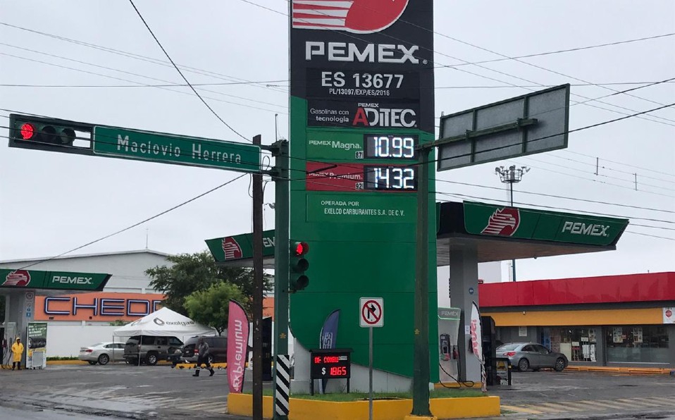 El precio de la gasolina mas bajo de todo México