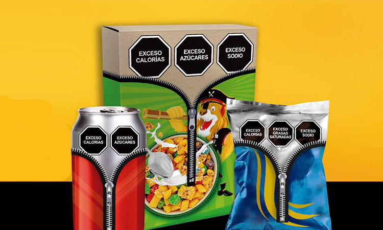 Etiquetado frontal para alimentos y bebidas no alcohólicas es oficial