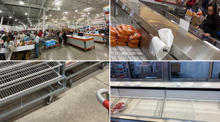 Registran compras de pánico por coronavirus en tiendas Costco de México