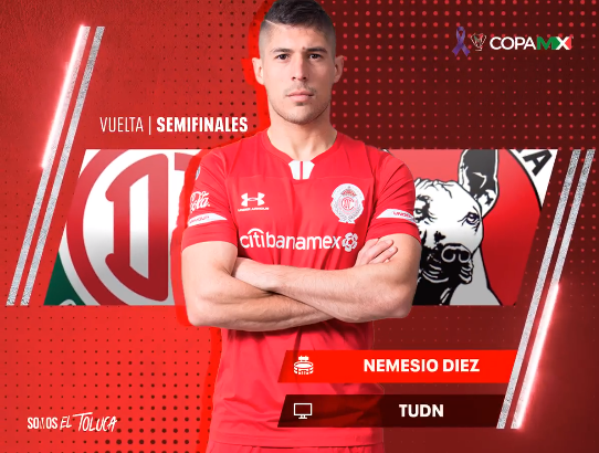 Toluca FC saldrá con esta alineación para buscar la hazaña en la Bombonera