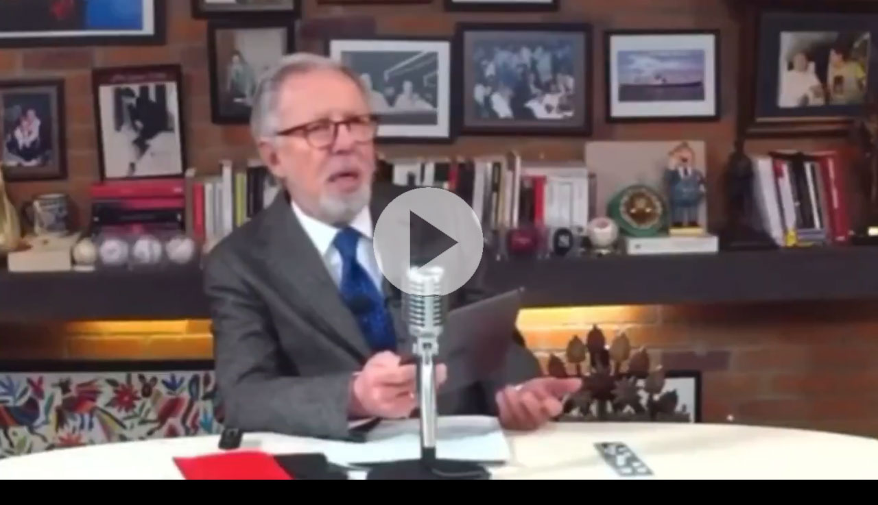 VIDEO || Alburean a Joaquín López Dóriga en programa en vivo.