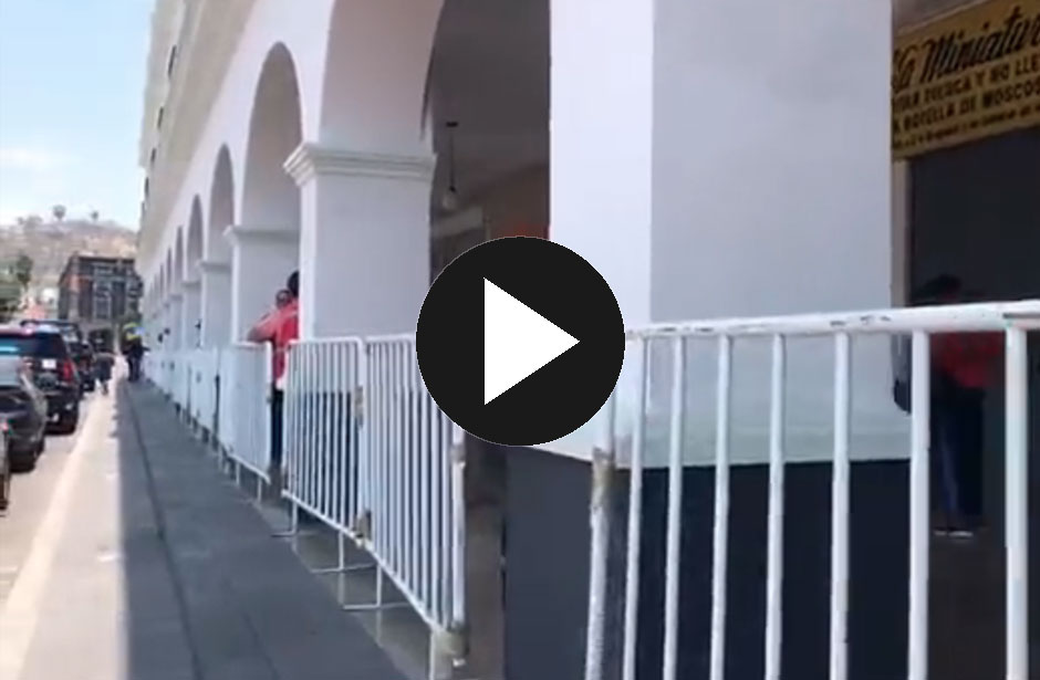 Cierran los portales de Toluca por coronavirus