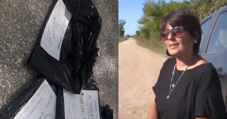 Maestra camina más de 10 km para entregar tareas a sus alumnos sin acceso a internet