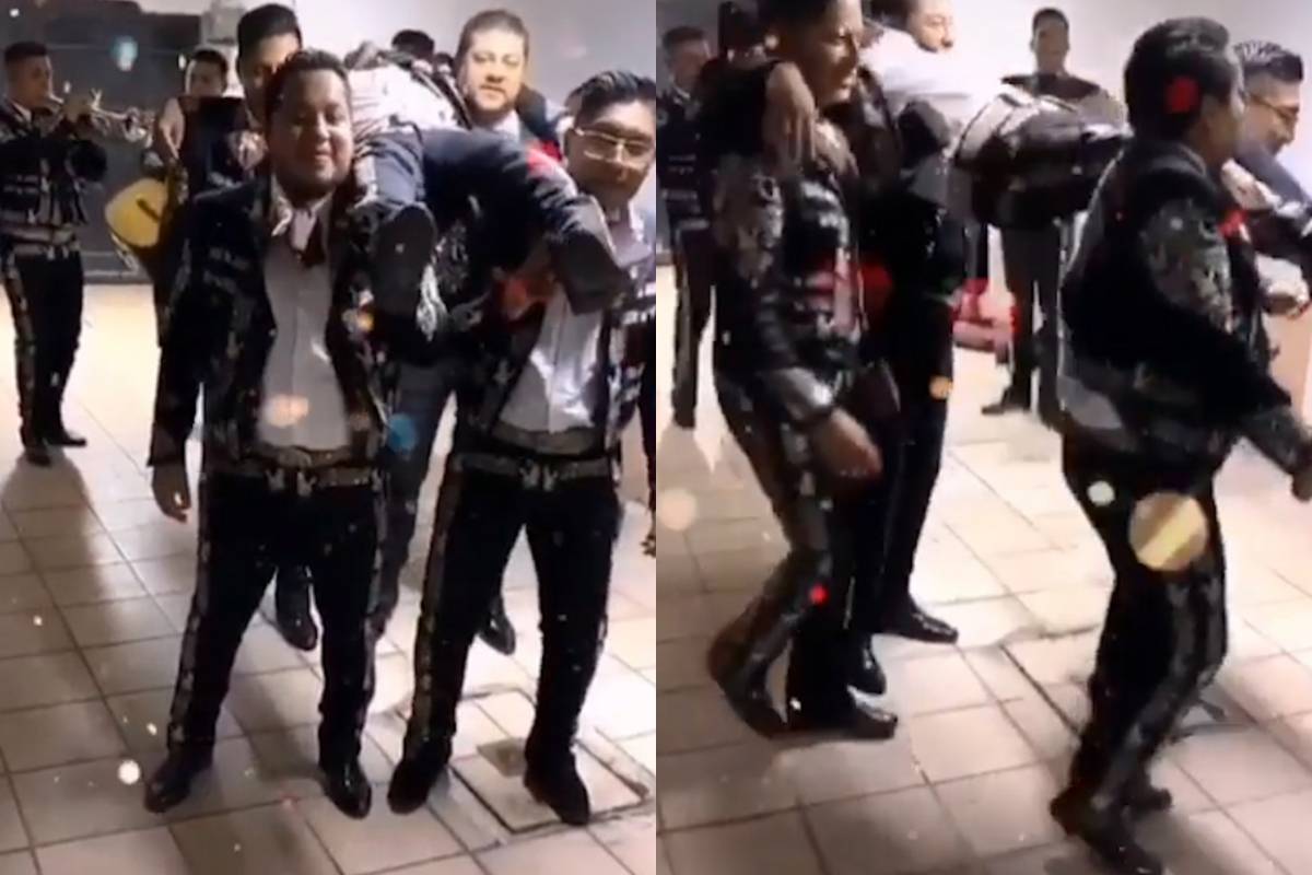 Mariachis recrean famoso baile del ataúd