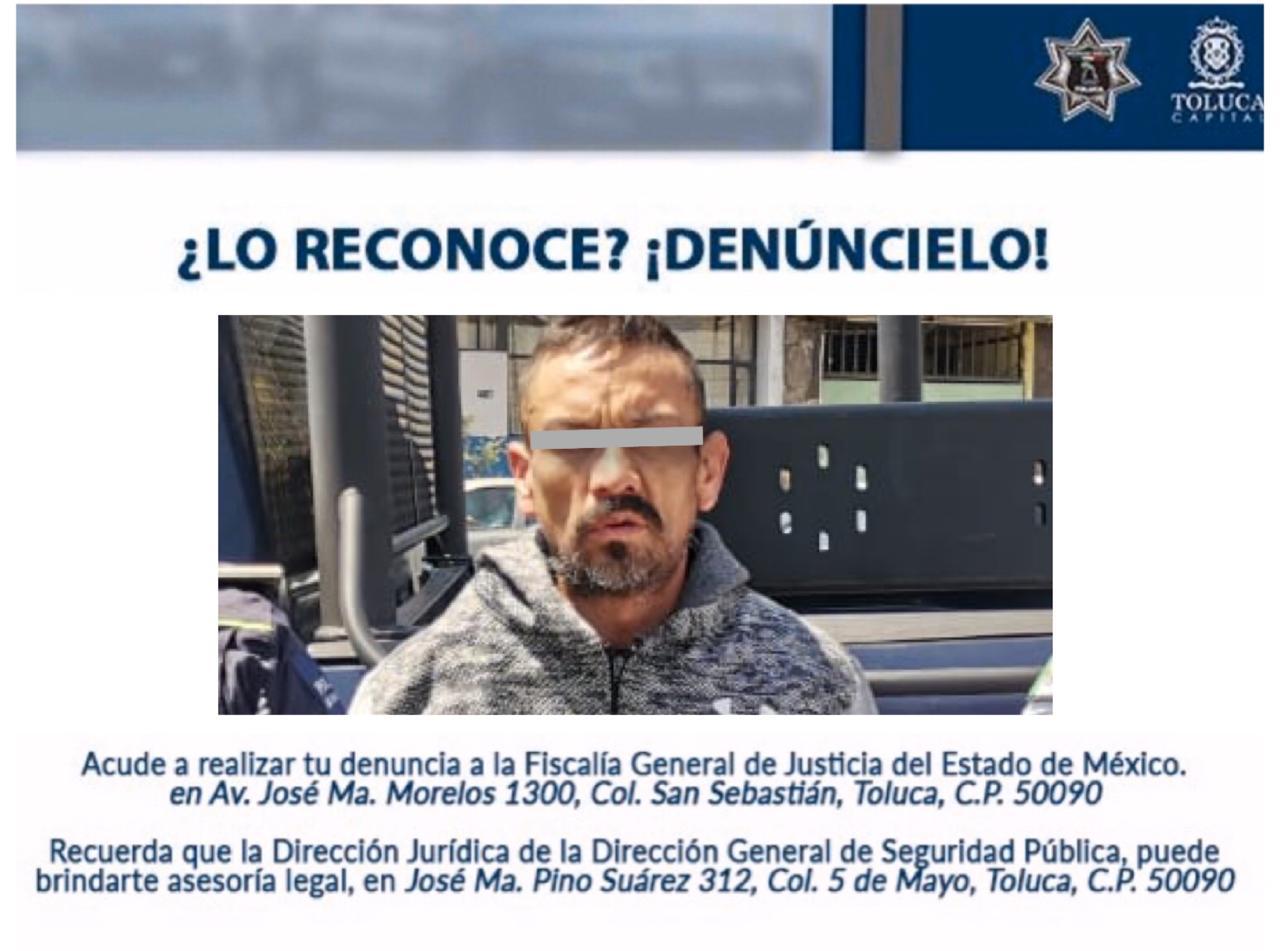 VIDEO|| Policía Municipal y cadetes detienen a asaltante de tienda 3B en Toluca.