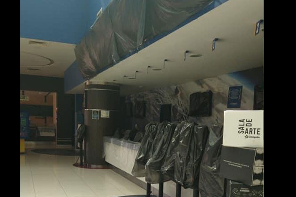 Durante la cuarentena así lucen los cines en México