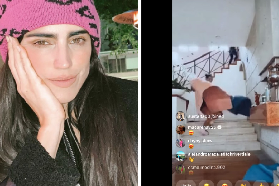 Bárbara de Regil sufre dolorosa caída en vivo