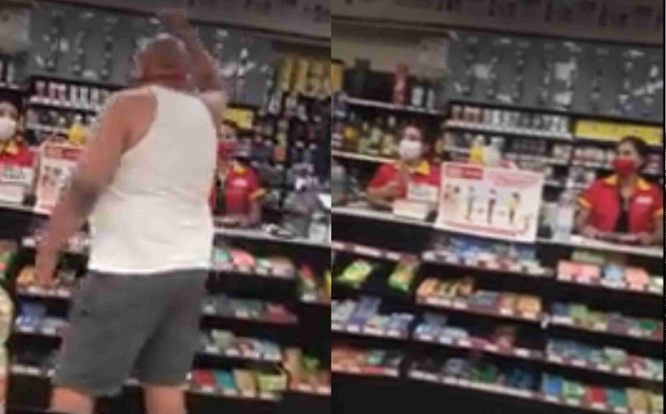 Hombre agrede a cajeras por no venderle cerveza