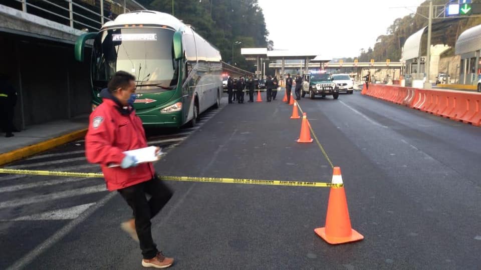 Registran asalto en la México-Toluca dejando una persona fallecida
