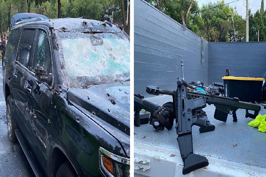 Atentan en contra del Secretario de Seguridad de la CDMX5