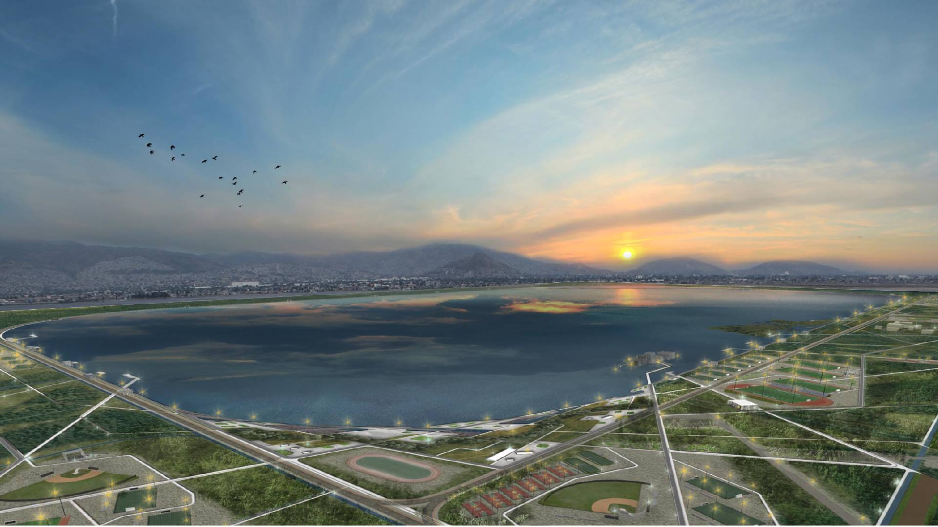 Conoce el nuevo Parque Ecológico Lago de Texcoco, este proyecto que ya dio comienzo por parte de CONAGUA será el más grande del mundo.