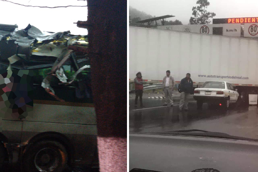 VIDEOS-FOTOGALERÍA || Accidentes en la México-Toluca