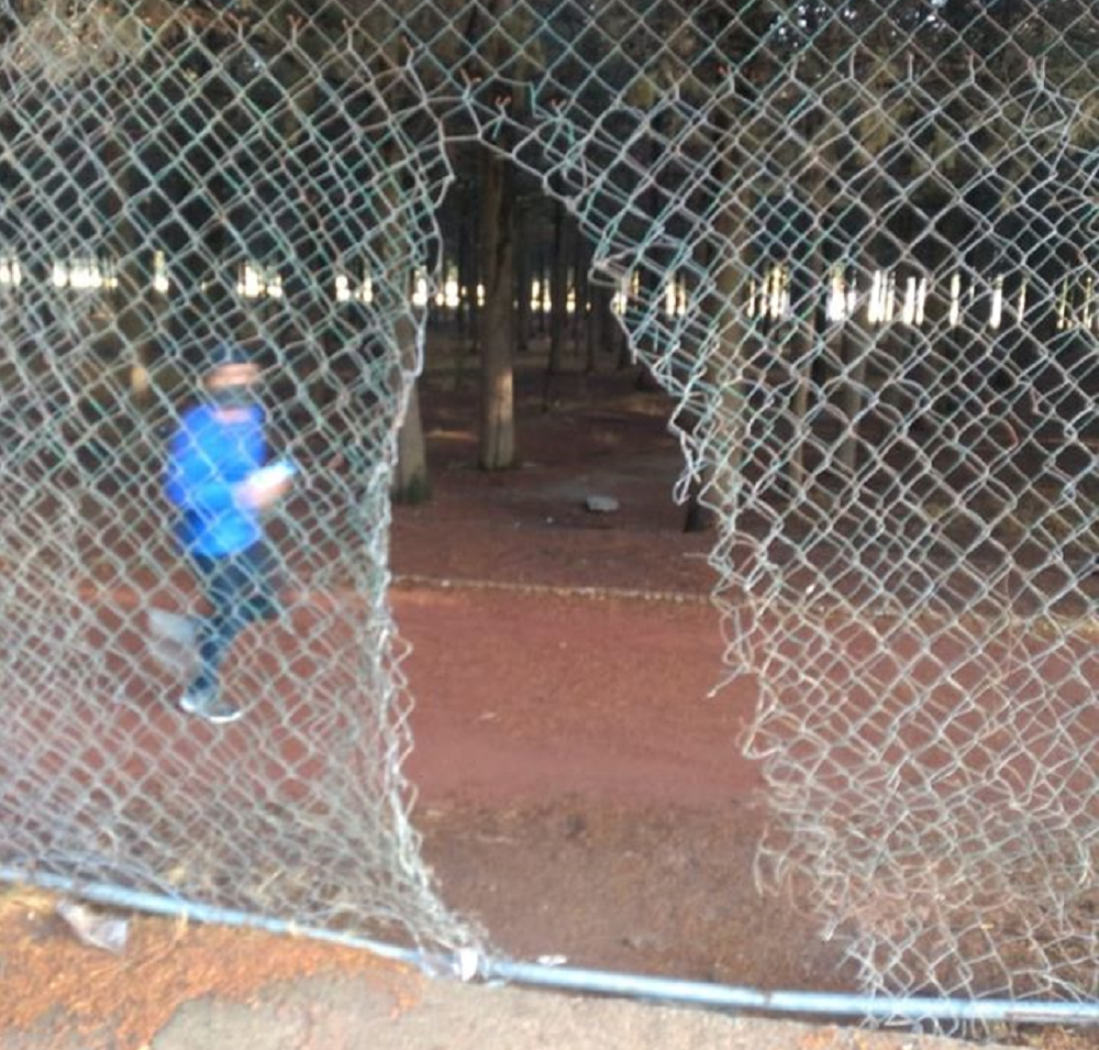 Ruegan a la población dejar de meterse al parque Alameda 2000 (1)