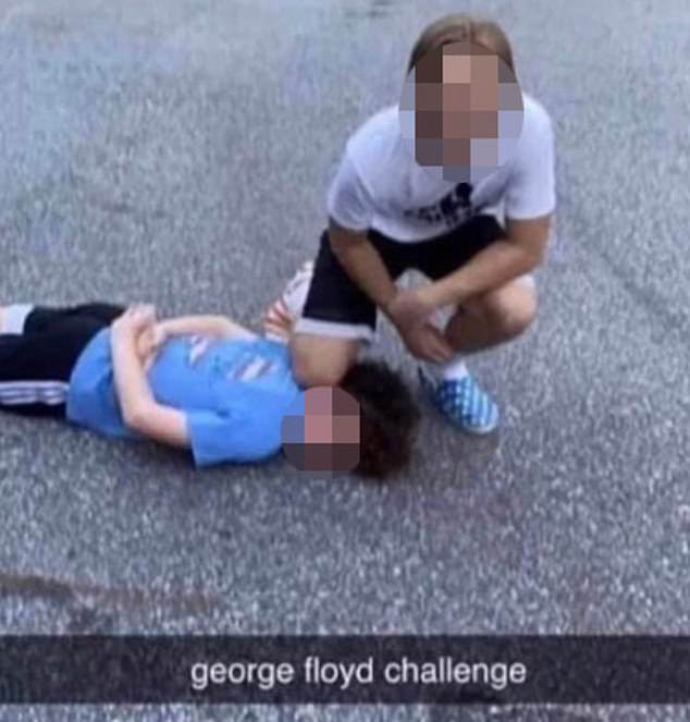 VIDEO || Nuevo reto viral entre jóvenes recrea asesinato de George Floyd