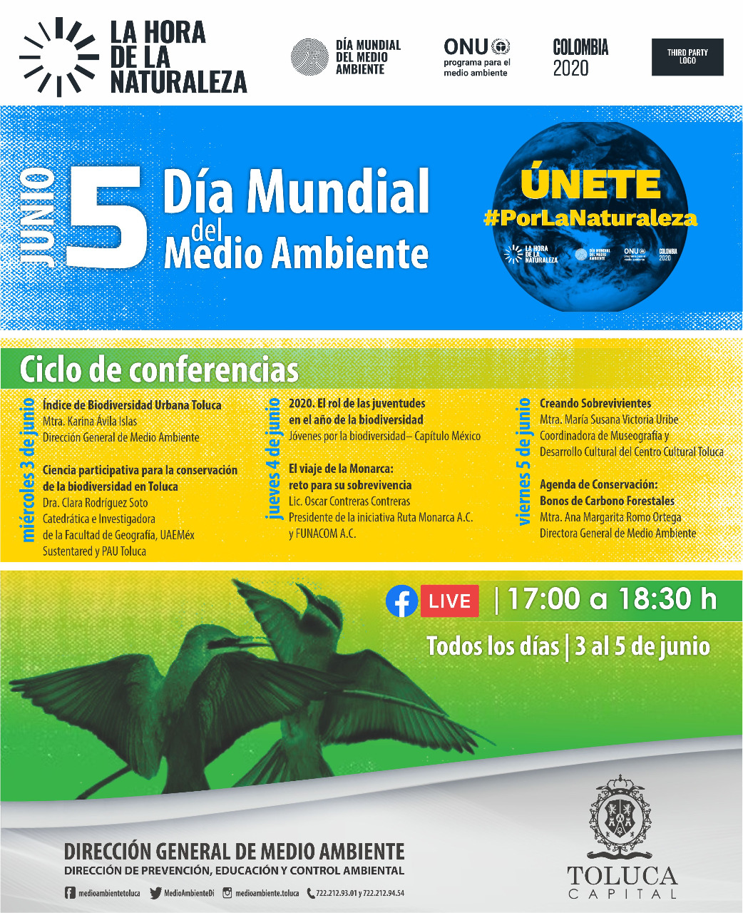 Conferencias virtuales por Día Mundial del Medio Ambiente