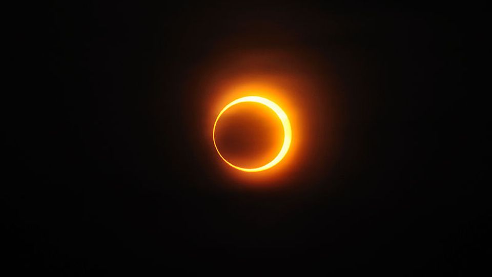 (Video) Así se vio el eclipse de sol con anillo de fuego de este 21 de junio