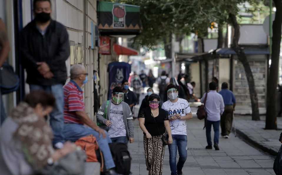 Consulta del mapa del gobierno federal en donde se muestran las cifras de contagios por Covid-19 en los valles de México y Toluca