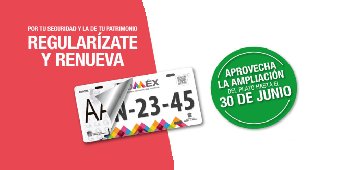 EdoMéx analiza extensión de programa de reemplacamiento 2020 que termina el 30 de junio