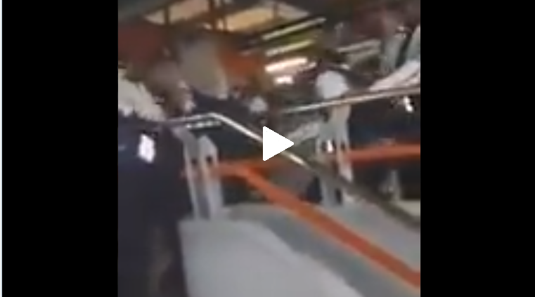 Registran riña en el metro de la CDMX por no portar cubrebocas