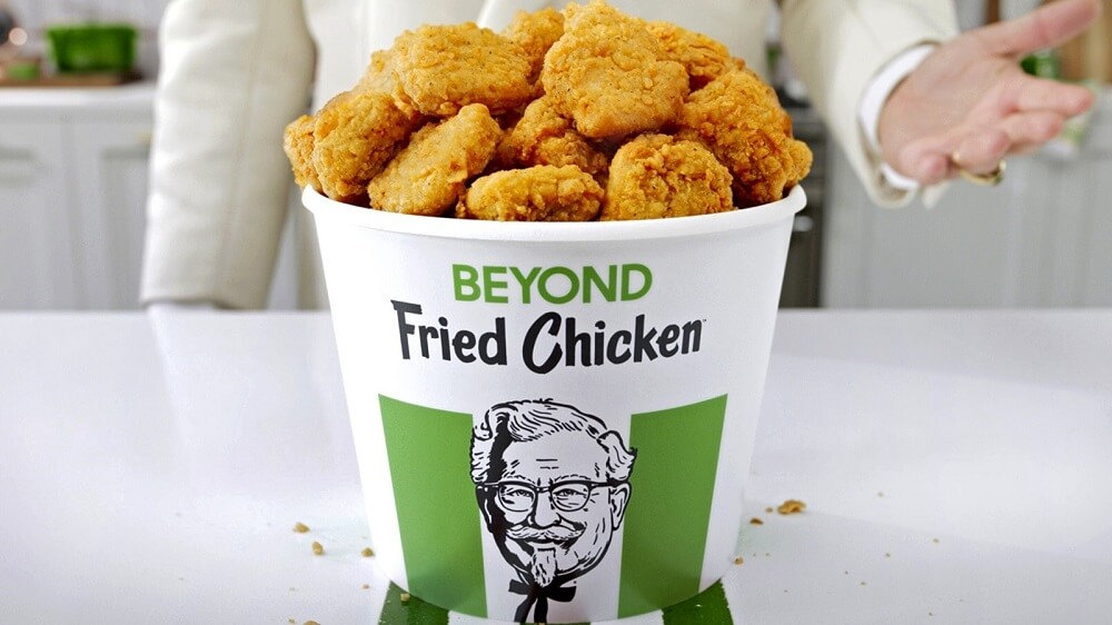 KFC ahora venderá pollo frito vegetariano