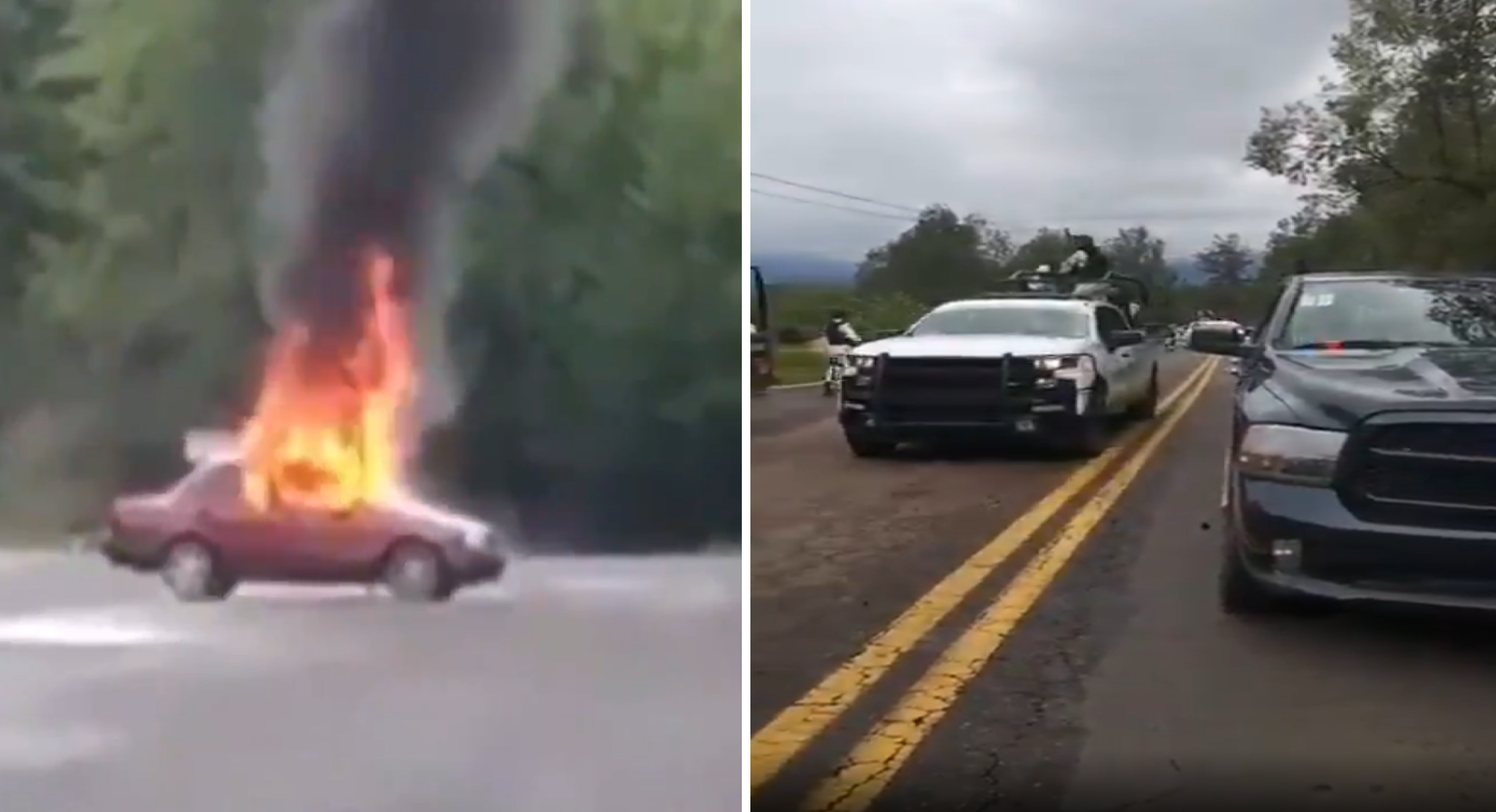 VIDEO || Policías fueron emboscados en carretera Toluca-Altamirano