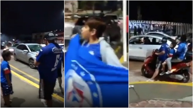 (Vídeo) Aficionados del Cruz Azul salen a las calles a celebrar pese a contingencia