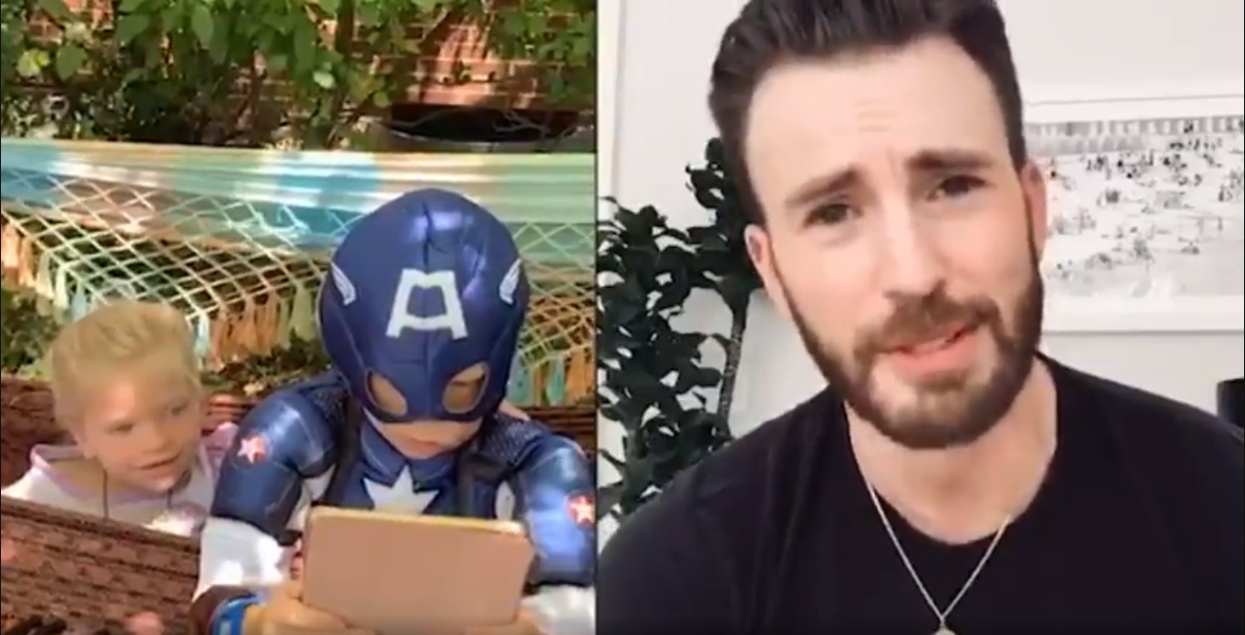 Niño salva a su hermanita de mordedura de perro y los Avengers le responden