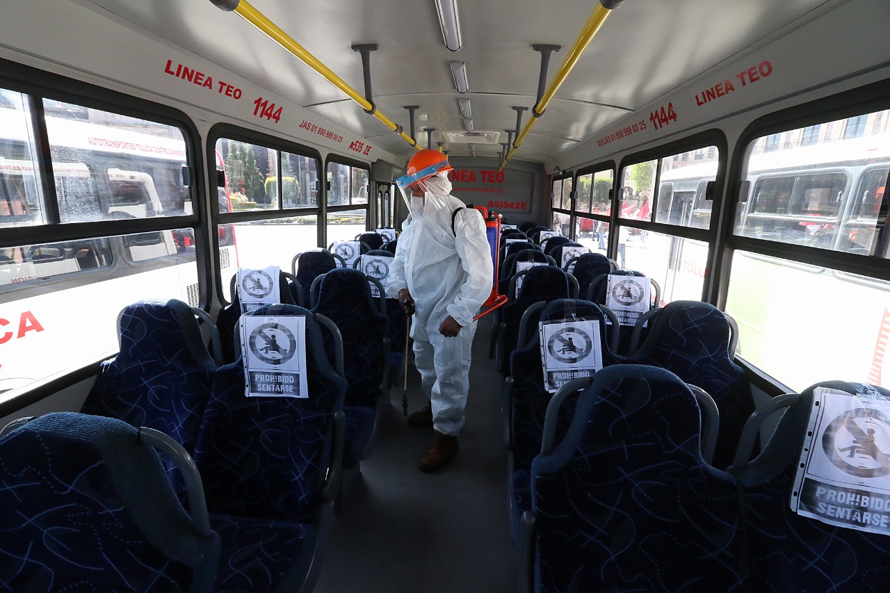 Inicia Toluca programa Transporte Seguro para cuidar la salud de todos