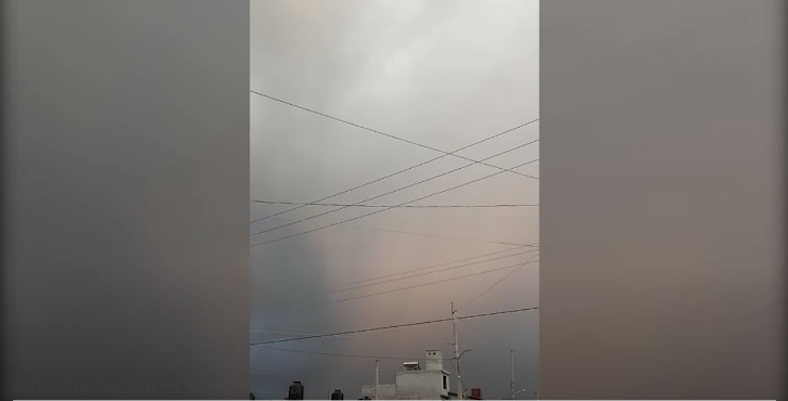 (Video) Habitantes de Almoloya de Juárez se sorprenden con tormenta de arena el pasado domingo