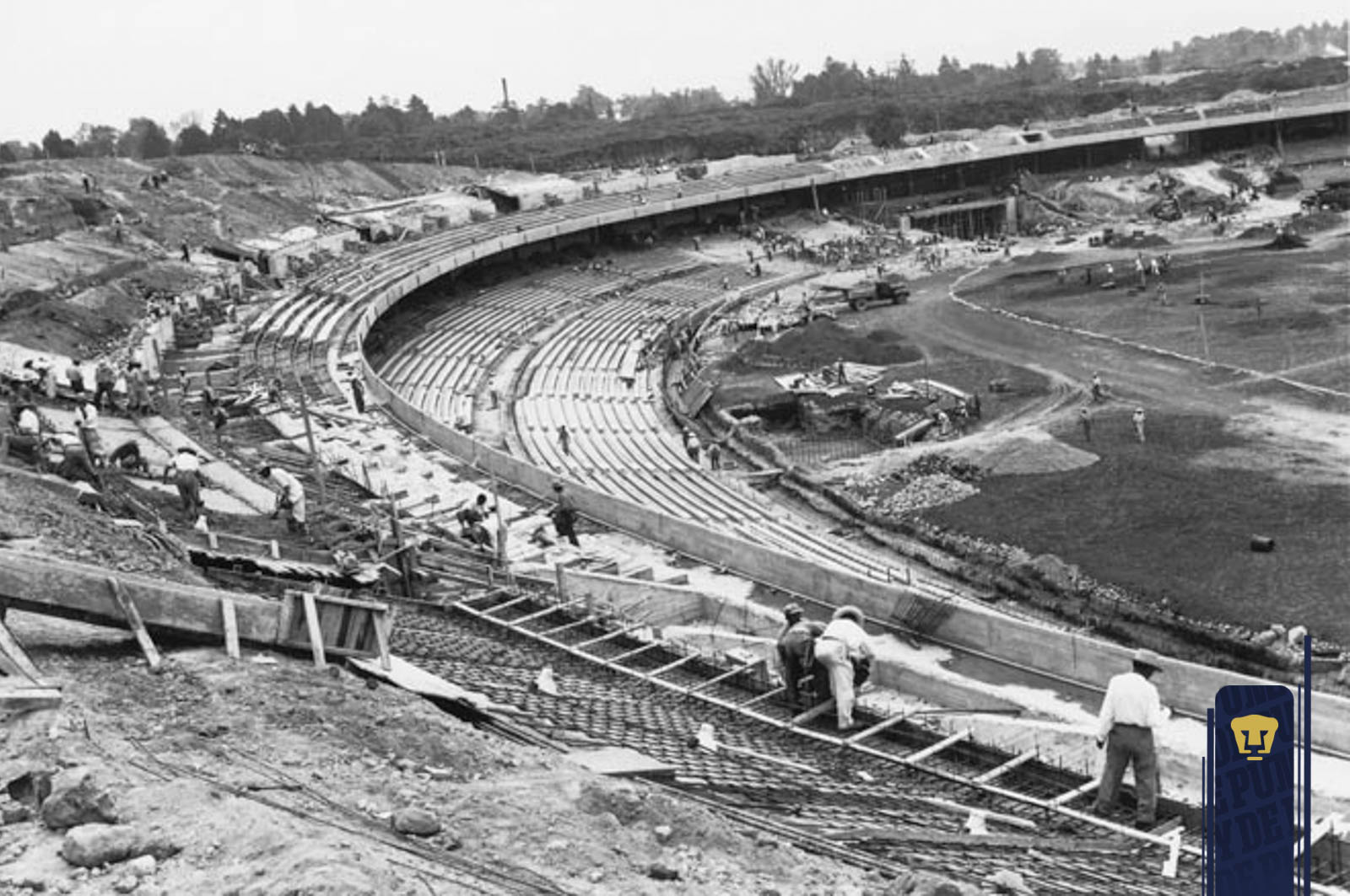 70 años del inicio de construcción del Estadio Olímpico Universitario