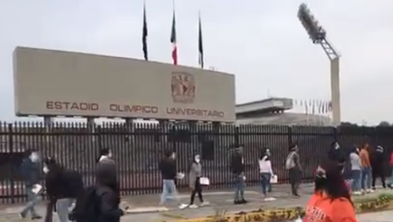 Así fue el examen de la UNAM en el Estadio Olímpico Universitario